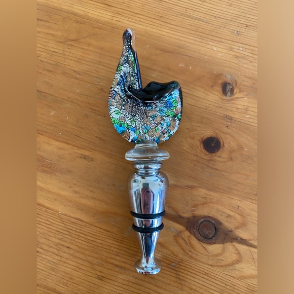🍷Hand Blown Glass Wine Stopper - Picture 4 of 4